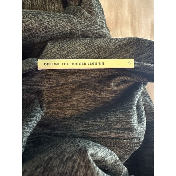 OFFLINE BY AERIE Hugger Hi-Rise Pocket Olive Green Leggings SMALL *NEW* - Picture 5 of 10